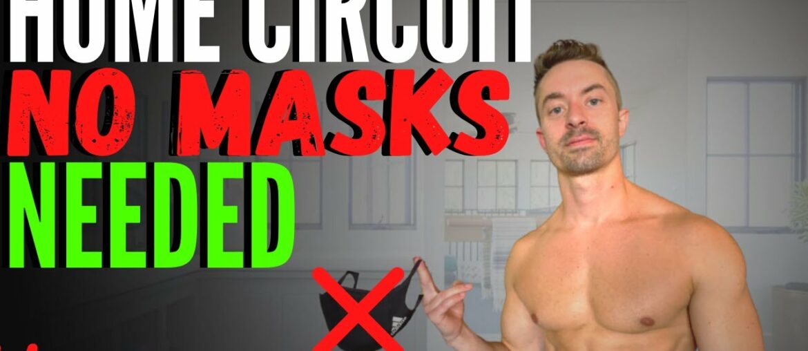 Core and Cardio Sweaty 3 Round Home Circuit Training (No Mask Needed)