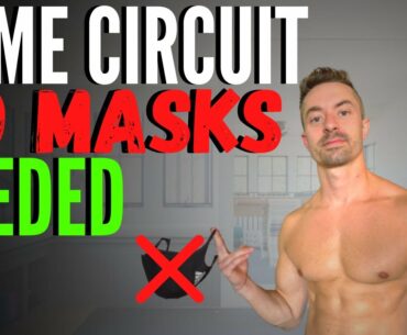 Core and Cardio Sweaty 3 Round Home Circuit Training (No Mask Needed)