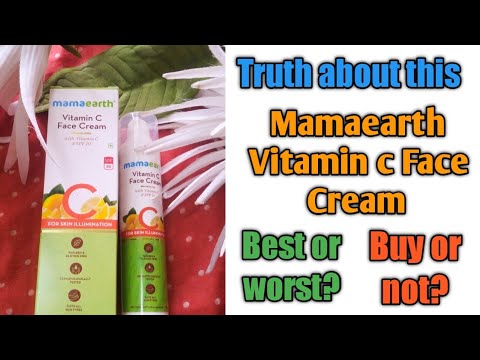 *Non-sponsered* Mamaearth Vitamin C face cream review l Mamaearth vitamin C face cream honest review