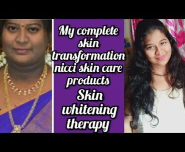 Nicci natural herbal Vitamin-C skin Whitening face serum and glowing kit Review,faceGel glowing kit