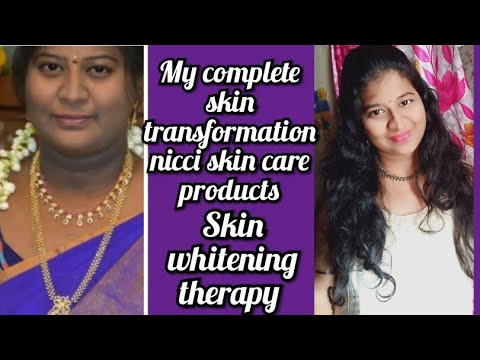 Nicci natural herbal Vitamin-C skin Whitening face serum and glowing kit Review,faceGel glowing kit