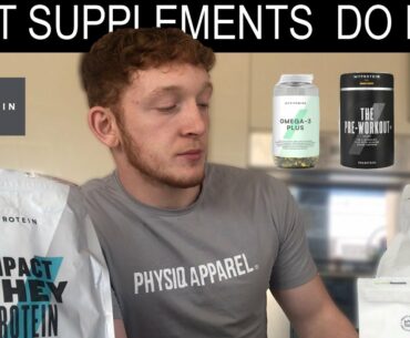 WHAT SUPPLEMENTS DO I TAKE AND WHY - PROTEIN SHAKES, CREATINE, PRE-WORKOUT MYPROTEIN//LOCKDOWN VLOGS