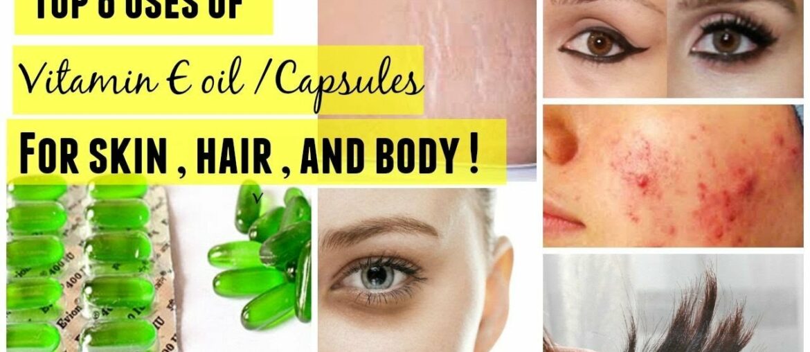 Top 8 Uses Of VITAMIN E For Face, Skin and Hair | Benefits of Vitamin E in Hindi By  Beauty Fuel