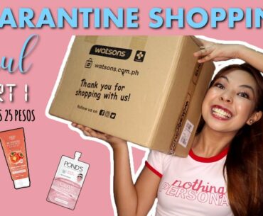 QUARANTINE SKIN CARE & MAKEUP SHOPPING HAUL (part 1) || lyle gonzales