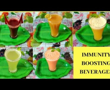 IMMUNITY BOOSTING BEVERAGES | STAY HEALTHY FROM CORONA VIRUS | EASY TO PREPARE