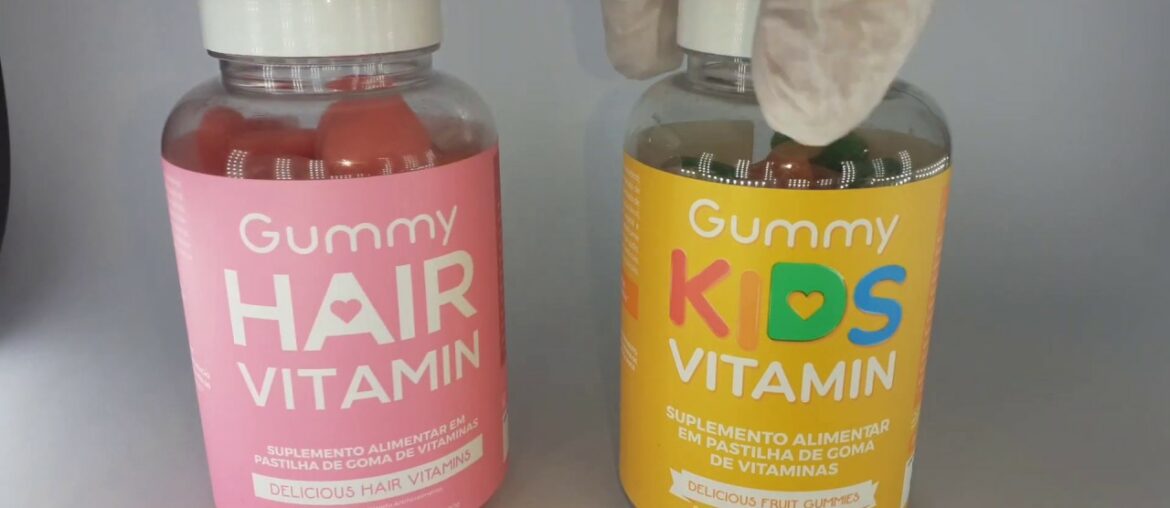 www.VersatMixES.com.br - Kit: Gummy Hair Vitamin e Gummy Kids Vitamin.