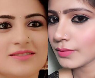 Makeup Look Inspired by#Ishaani#(radhika madan) meri Aashiqui Tum se Hi..it is my first try......