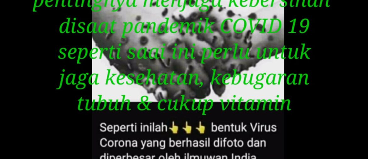 Hindari COVID 19 olahraga teratur & vitamin yg cukup untuk menjaga imun tubuh tetap kuat