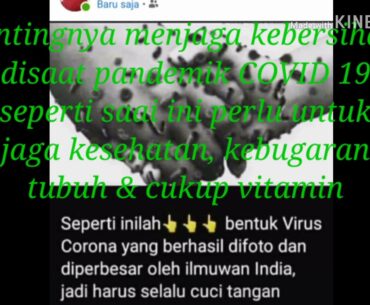 Hindari COVID 19 olahraga teratur & vitamin yg cukup untuk menjaga imun tubuh tetap kuat