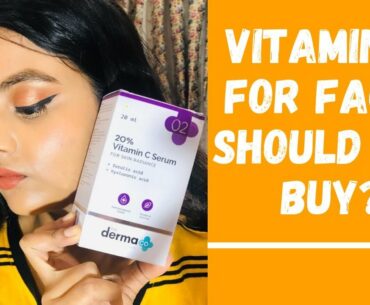 Reviewing the Derma Co. Vitamin C Serum / My Honest opinion (not sponsored)