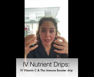 Dr Ana’s top tips - The ultimate wellness treat! IV nutrient therapy