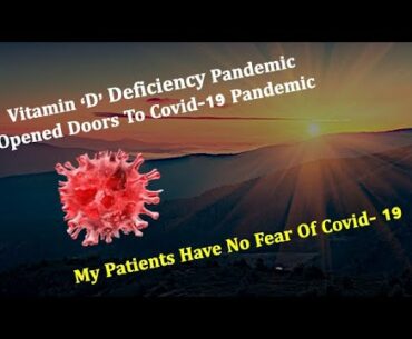 No Fear of Covid to My Patients - Dr S Bakhtiar Choudhary