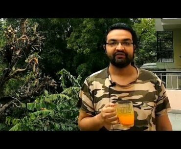 Immunity booster home-made turmeric drink for corona-virus