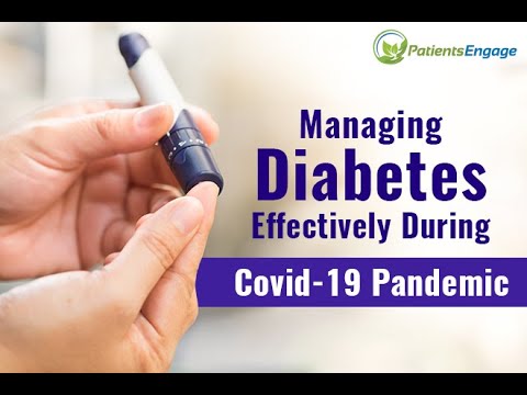 How to manage diabetes effectively during Covid-19 Pandemic