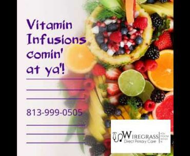 Vitamin Infusions  comin' at ya'!