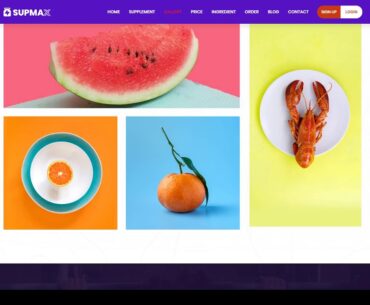 Supmax - Health and Supplement WordPress Theme html vitamin Sakaguchi