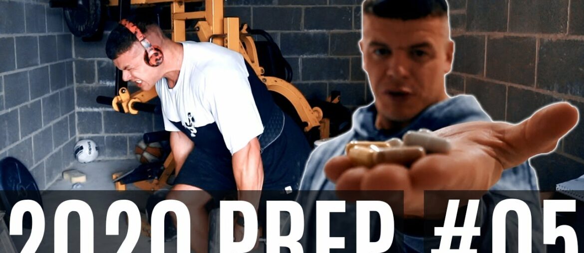 2020 PREP #05 / What supplements do I use? / Garage gym leg session / Life stresses