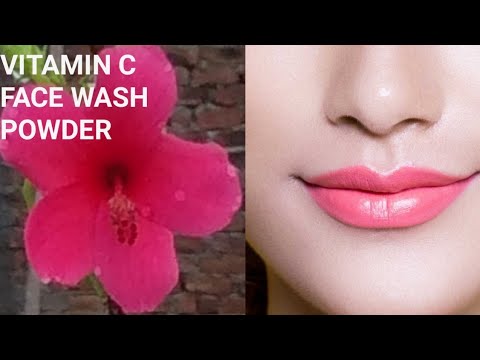 HOW TO GET CLEAN AND CLEAR SKIN WITHOUT PIMPLES AND BLEMISHES | VITAMIN C FACE WASH POWDER HOME MADE