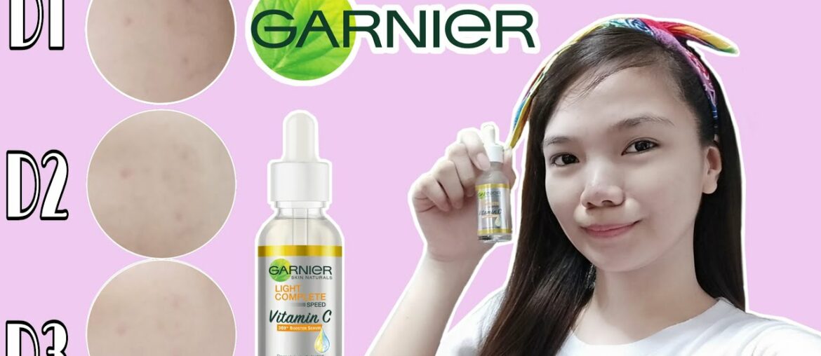 GARNIER VITAMIN C SERUM | REVIEW