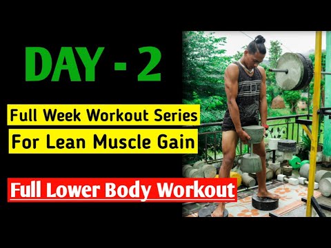 DAY - 2 | Full Week Workout Series - Leg Day at My Concrete Gym - Workout series | Anish Fitness