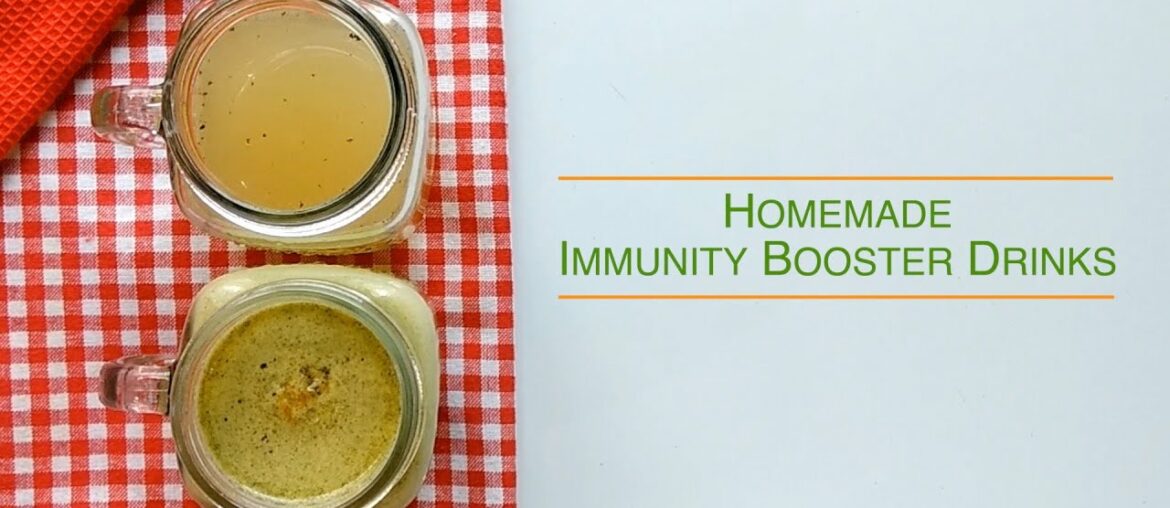 Homemade Immunity Booster Drinks