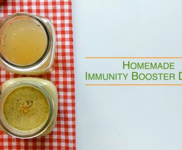 Homemade Immunity Booster Drinks