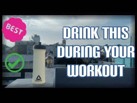 health hack : what to drink during your workout | replinish your vitamins and minerals