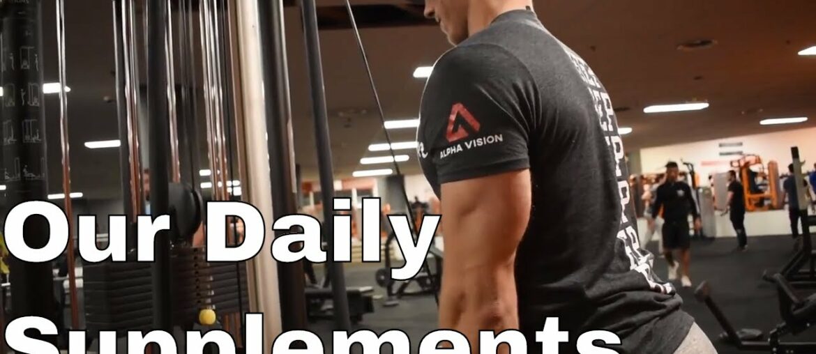 Chest workout for strength and daily supplements - Vitaminshop [Alpha Vision]