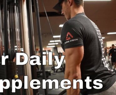Chest workout for strength and daily supplements - Vitaminshop [Alpha Vision]