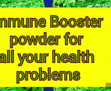 Immunity booster powder for all your health problems.( In English)