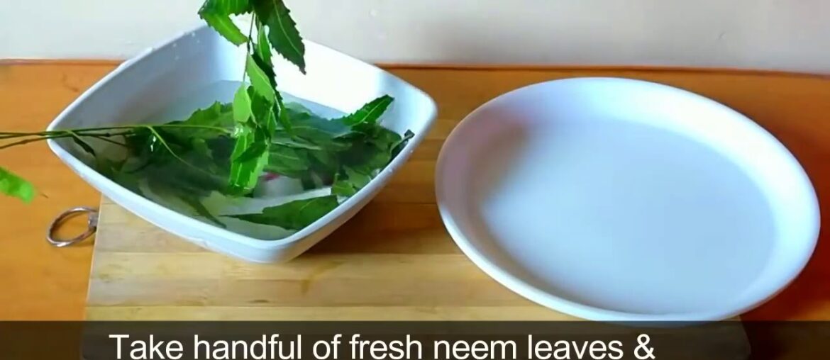 Full body polishing with homemade neem shop with vitamin e oil to remove full body acne and pimples