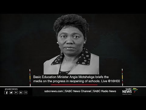 Basic Education Minister Angie Motshekga media briefing: 05 July 2020