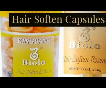 Kingbang Biolo Hair Soften Essence - Vitamin E Capsules For Hair Growth