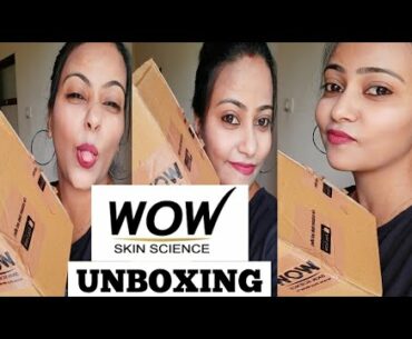 WOW products unboxing video#wow vitamin C facewash#charcoal peel off mask#onion & black seed hairoil