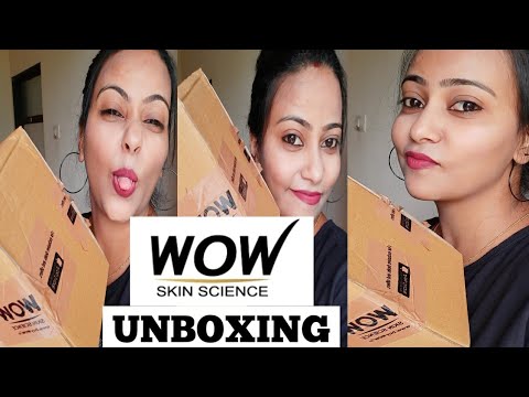 WOW products unboxing video#wow vitamin C facewash#charcoal peel off mask#onion & black seed hairoil