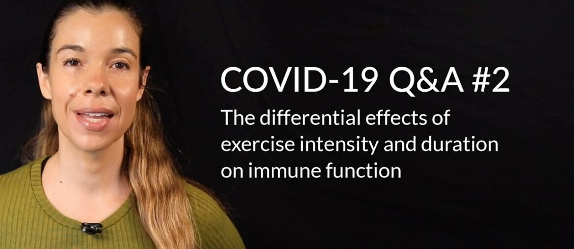 The differential effects of exercise intensity and duration on immune function | Rhonda Patrick