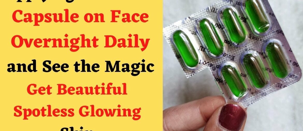 Applying Vitamin E Capsule on Face overnight Daily and See the Magic | Miss Fit Fighter