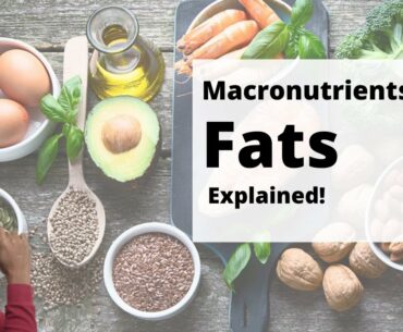 Macronutrients - Fat explained 3/3