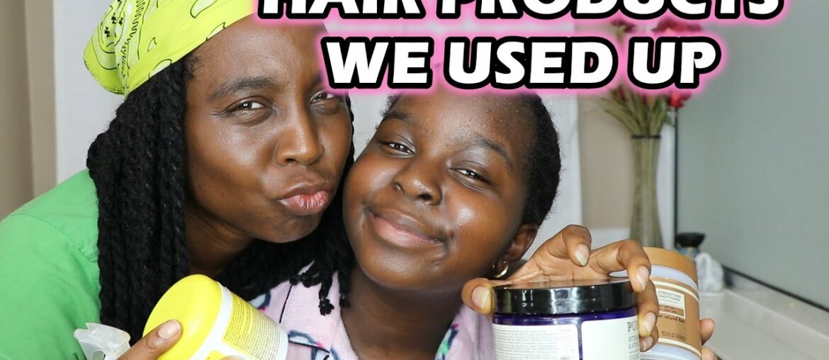 Hair Growth Supplements and Natural Hair Products We Use | June 2020 Empties
