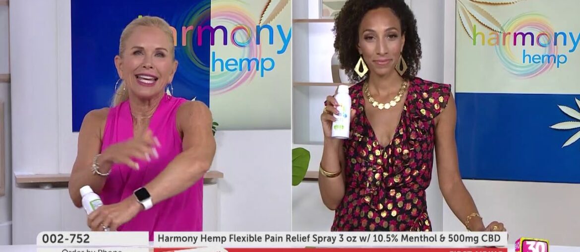 Harmony Hemp Flexible Pain Relief Spray 3 oz w/ 10.5% Menthol & 500mg CBD | Harmony Hemp: CBD We...