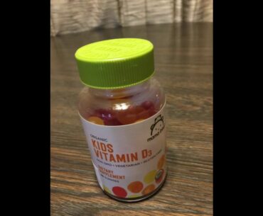 Review: Amazon Brand - Mama Bear Organic Kids Vitamin D3 25 mcg (1000 IU) per serving, Bone and...