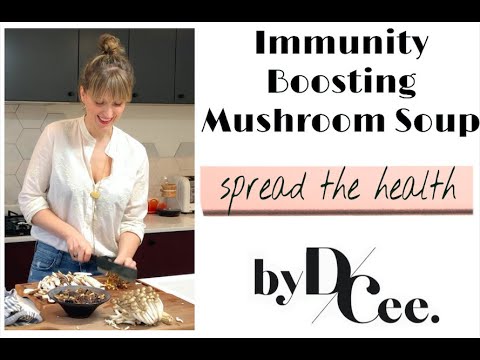 Immunity Boosting Mushroom & Leek Soup I byDCee