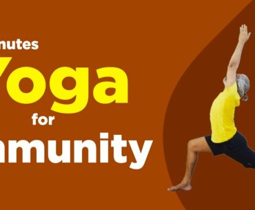 Yoga for immunity | 20 min Yoga Home Practice | yoga for coronavirus recovery | Bharathji