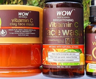 Wow vitamin C skincare routine | vitamin C for removing dark spots & fine lines | RARA