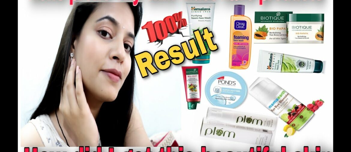 Acne prone/oily skincare in summer | affordable skincare for acne prone and oily skin | Tanu Vlogs