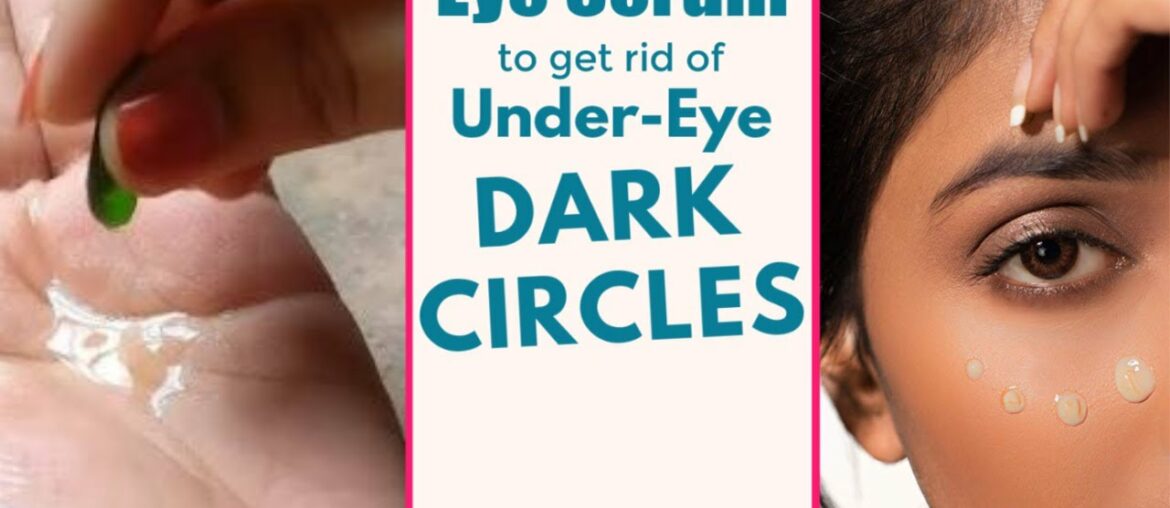 Vitamin E Under Eye Treatment To Get Rid Of Dark Circles