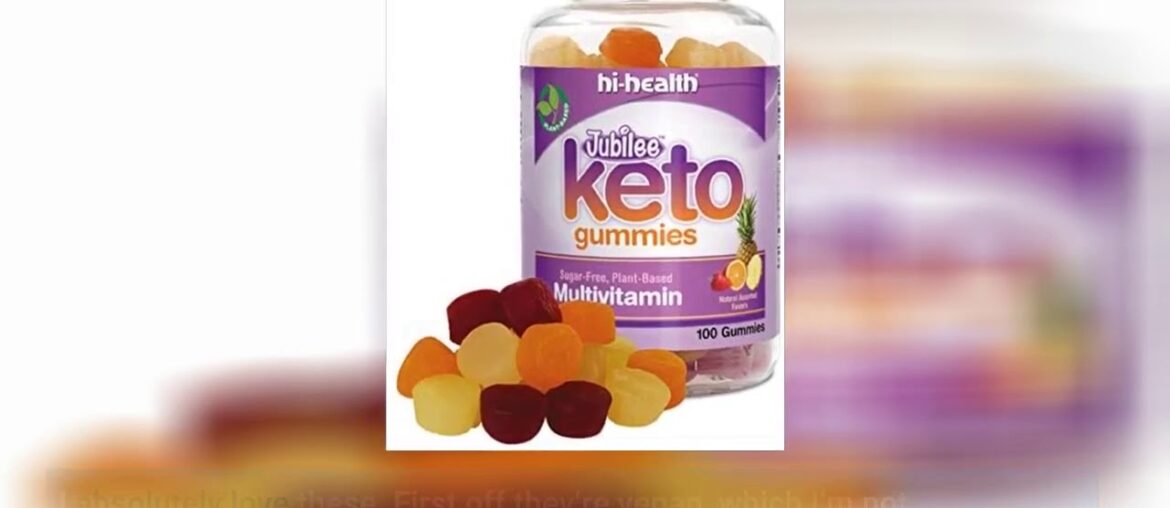 NUTRAMIN Daily Vegan Keto Multivitamin Gummies Vitamin C, D3, and Zinc for Immunity, Plant-Base...