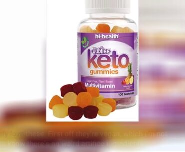 NUTRAMIN Daily Vegan Keto Multivitamin Gummies Vitamin C, D3, and Zinc for Immunity, Plant-Base...