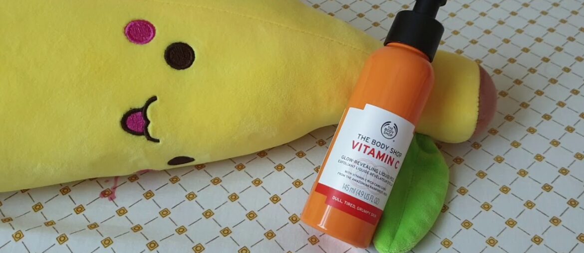 Review on The body shop Vitamin C Glow Liquid peel. #TheBodyShop