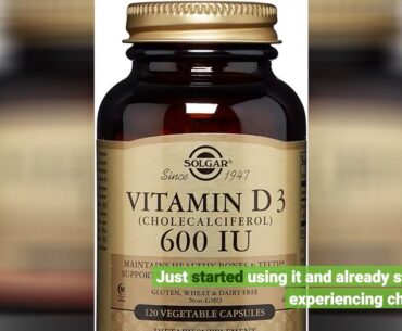 Review: Vitamin D3 (Cholecalciferol) 15 mcg (600 IU) Vegetable Capsules - 120 Count